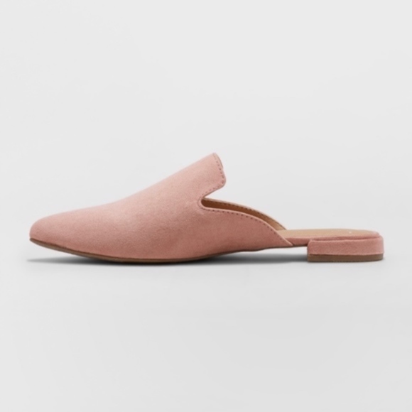 A New Day Velma Slip On Pointy Toe Mules New Pink - Picture 3 of 6